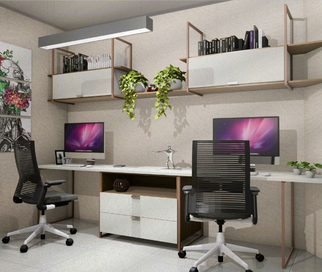 home office projeto veem ambientes